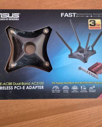 ASUS PCE-AC88 nuova Scheda Wi-Fi AC3100 4×4 Gaming