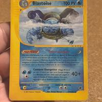 Blastoise 37/165 Carta Pokemon Set Expedition Rara