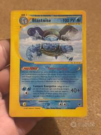 Blastoise 37/165 Carta Pokemon Set Expedition Rara