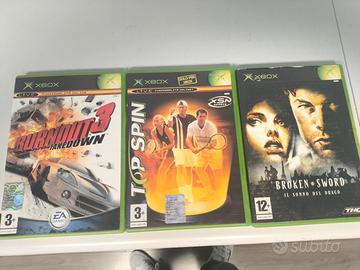 Set di 3 giochi per Xbox