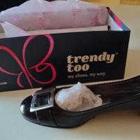 Scarpe Eleganti Donna n.35. Nero lucido, fibbia