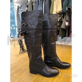 STIVALI DONNA MICHAEL KORS NERI CON FIBBIA E FRANG