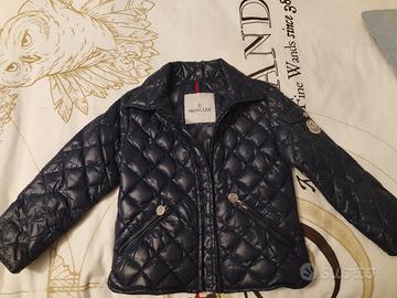 Giubbino unisex blu Moncler taglia 4