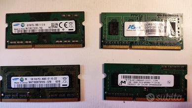 Memorie Ram/ Connettori Macbook Pro