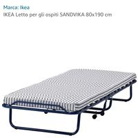 Letto pieghevole compreso di materasso