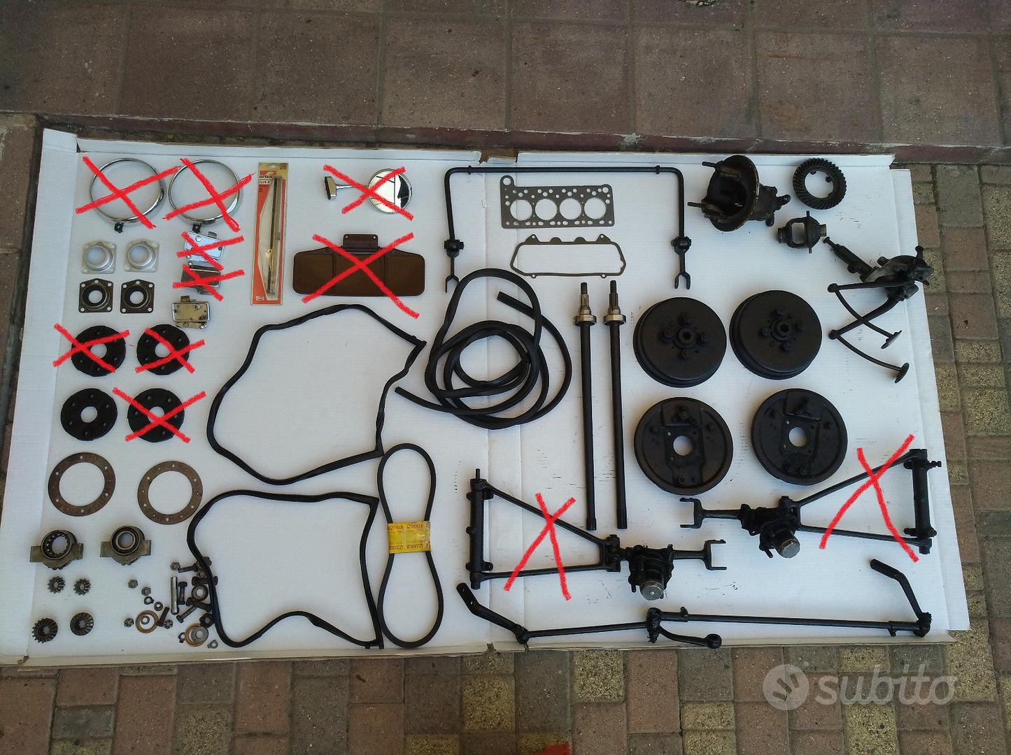 Ricambi, fiat 500 a b c topolino Accessori Auto In vendita a Taranto