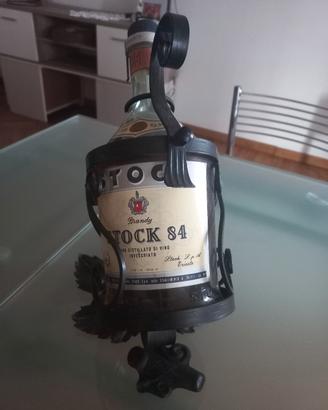 magnum Brandy Stock 84 + supporto in ferro battuto