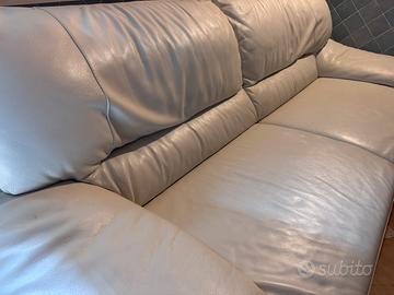 DIVANO VERA PELLE 3 POSTI 215 CM SEDUTA BY NATUZZI