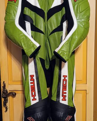 Tuta in pelle moto intera Mtech taglia 54 