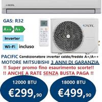 CLIMATIZZATORE 12000 BTU O 18000 BTU ANEMOS A++/A+