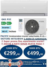 CLIMATIZZATORE 12000 BTU O 18000 BTU ANEMOS A++/A+