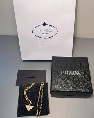 collana d’oro prada