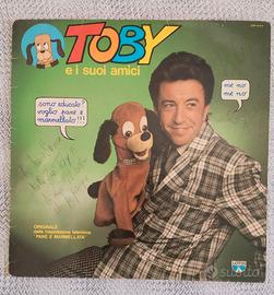 Vinile "Toby e i suoi amici" (1985) con dedica