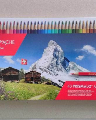 Matite CARAN D'ACHE PRISMALO (scatola da 40 pezzi)
