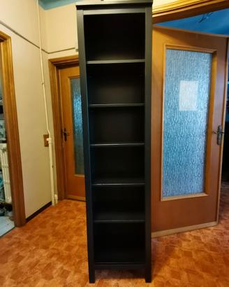 Libreria, marrone-nero  HEMNES , 48X197  in legno
