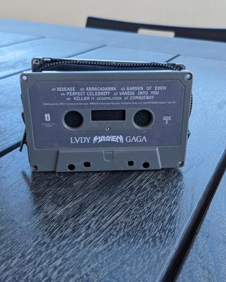 porta tessere/monete cassetta musicale Lady Gaga 