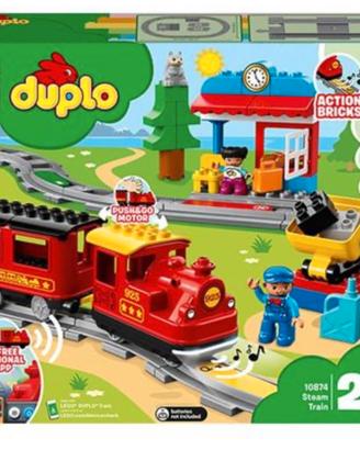 LEGO DUPLO 10874 Treno e set binari aggiuntivi