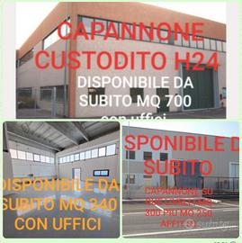 Capannoni disponibili oggi mq 300/400/800/1000/150