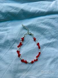 Bracciali con perline