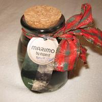 Marimo in vaso marchio Esperit, con decorazioni