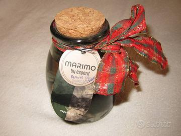 Marimo in vaso marchio Esperit, con decorazioni
