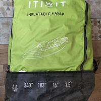 kayak decathlon + pompa + 2 remi