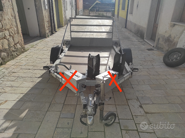 Rimorchio ellebi porta moto