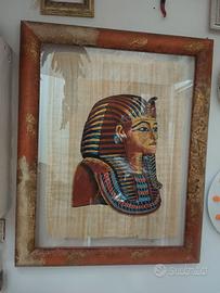 Quadro Papiro Egizio Faraone