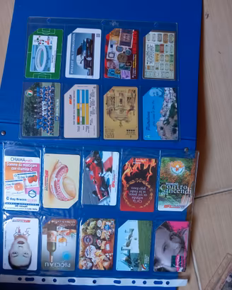Lotto di schede telefoniche