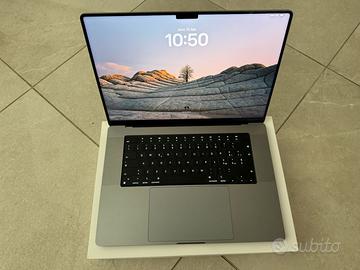 Mac book pro 16 pollici 1TB con M1 pro max