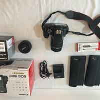 Canon EOS 1100D + 2 obiettivi