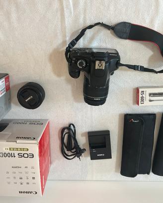 Canon EOS 1100D + 2 obiettivi