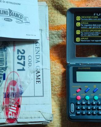 CONSOLE VINTAGE Mulino Bianco Agenda Game + altro