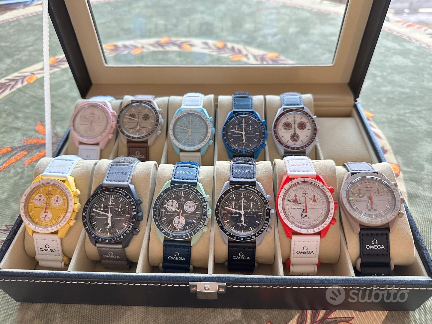 Collezione Swatch Omega Omega Orologio Della Swatch MISSION TO THE