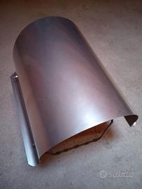 Copri Camino realizzato in spessa lamiera inox -