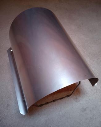 Copri Camino realizzato in spessa lamiera inox -