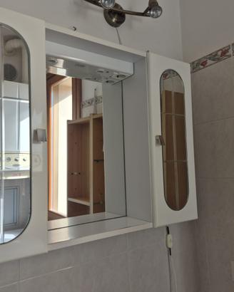 Specchio contenitore da bagno