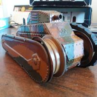 Gioco antico carro armato in latta marca Marklin
