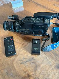 Sony Handycam Video 8 CCD-F550E +Accessori-Vintage