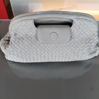 Borsa pelle intrecciata