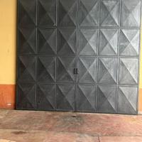 Portone in ferro per magazzino mt. 4,50 x 4,50