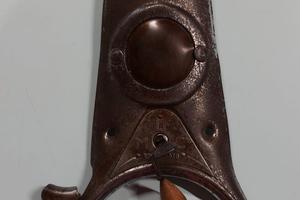 Lucchetto MOTOM con portabollo epoca