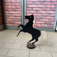 soprammobile cavallo ferro battuto 