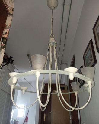 Lampadario shabby chic