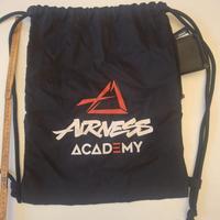 Sacca Airness Academy. Con tasca e zip. Come Nuova