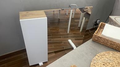 Specchiera bagno con pensile