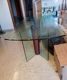 tavolo in vetro di murano 
