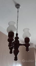 Lampadario bagno con specchiera