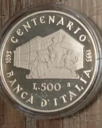 #2320 – 1 Moneta Argento BANCA ITALIA Rep. Italia