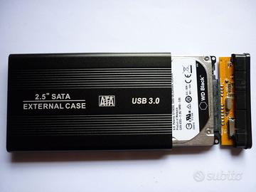 HDD 750GB 2,5" WD CAVIAR BLACK 7200 RPM+BOX USB3.0